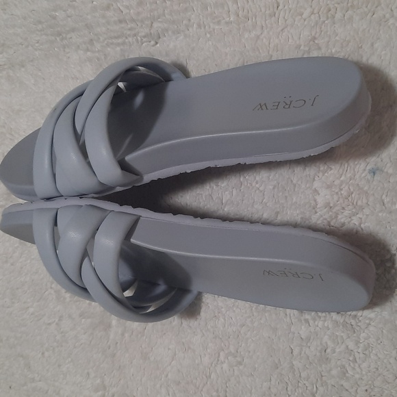 J. Crew Women's Light Blue Crisscross Sandals - Picture 3 of 8